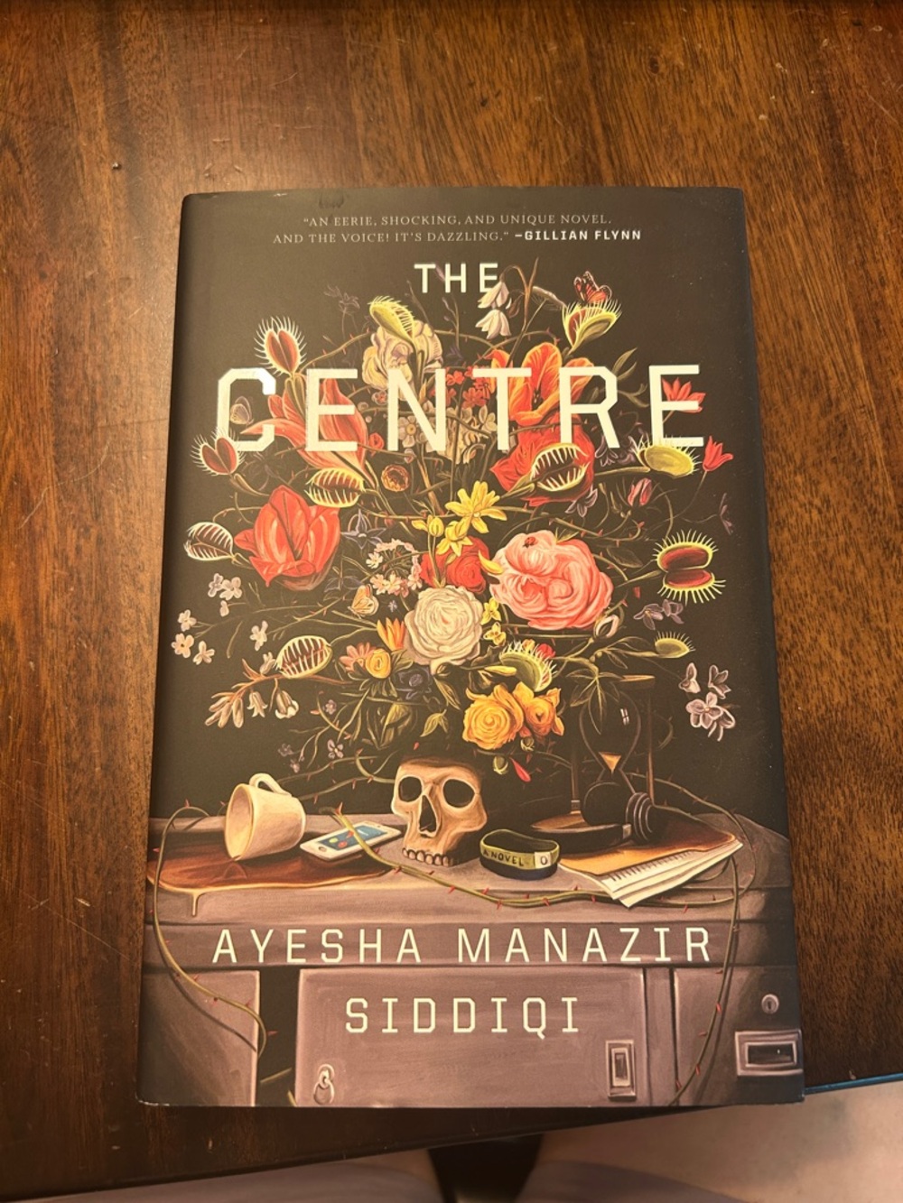 The Centre Hardcover Book - Black Floral Cover